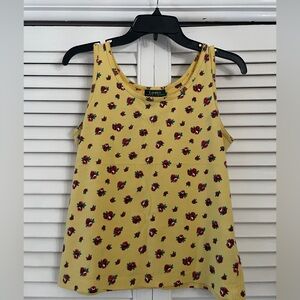 Lauren by Ralph Lauren Vintage Yellow Tanktop